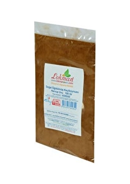 Doğal Keçiboynuzu Unu 100 gr Öğütülmüş Keçiboynuzu İçeren Paket