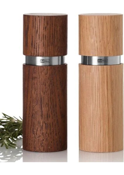 Set Tuz ve Biber Derek Mürdüm Natur Ahşap Döküm Mühürlü modelleri