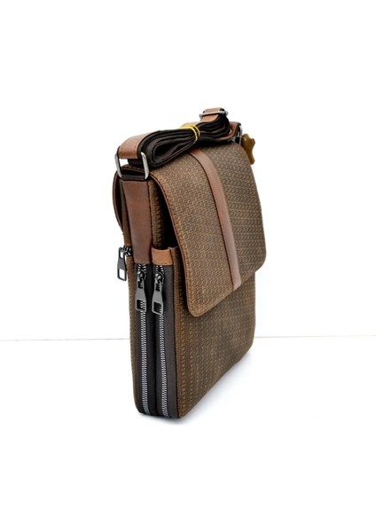 Viktor Süet Kahve Hakiki Deri Omuz Postacı Çantası modelleri