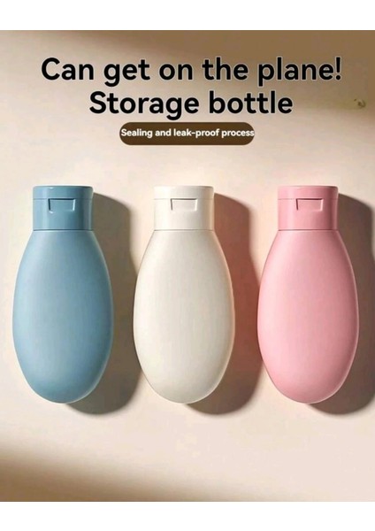 Seyahat Tipi Doldurulabilir 3'lü Set Şampuan, Krem Kutusu modelleri