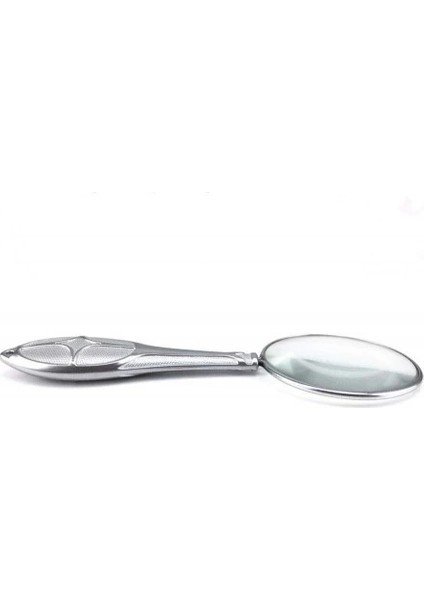 Gümüş Renkli 45MM Cam Lens, Zarif Tasarımlı Metal BÜYÜTEÇMG181558 modelleri