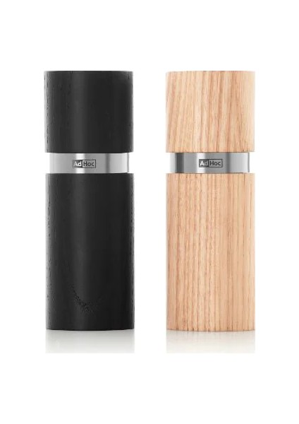 Set Tuz ve Biber Mülhleri Textura Koyu ve Açık Erik Ağacı