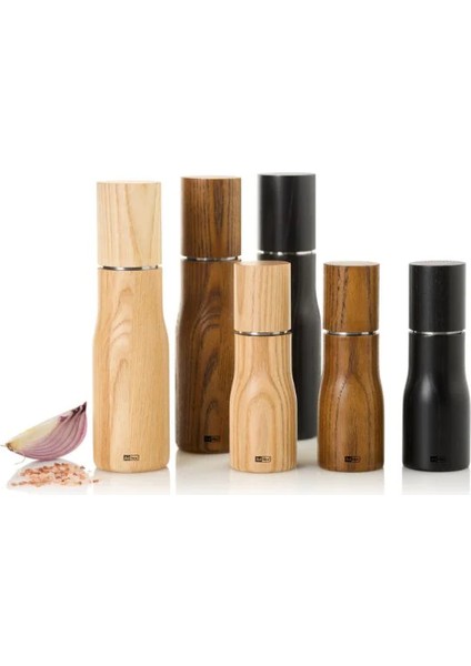 Levo 15 cm Biber / Tuz Değirmeni, Eschenholz Ahşap, Şık Tasarım