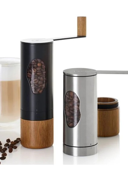 Kaffeemühle Mrs. Bean, Paslanmaz Çelik ve Akazie Ahşap ile Mükemmel Kahve Öğütme fiyatları
