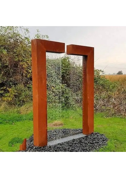 Corten Su Perdesi Ikili modelleri