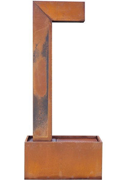 Corten Tekli Su Perdesi