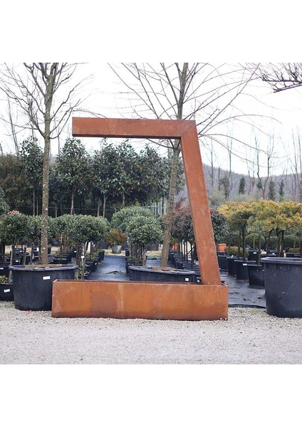 Corten L Şeklinde Su Perdesi fiyatları