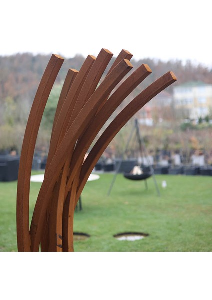 Corten Dekoratif Bahçe Heykeli fırsatları