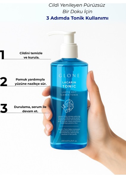 Lakarin Tonik | 200ml | Laktik Asitli (AHA) Pürüzsüzleştirici Etki | Arındırıcı ve Gözenek Sıkılaştırıcı indirimleri