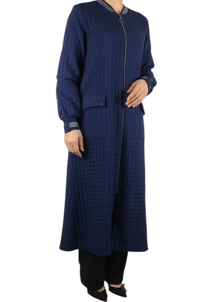 Kadın Önü Fermuarlı Üstten Cepli Kolağzı ve Yaka Ribanalı Mevsimlik Spor Kap fiyatları