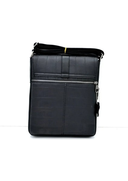 Viktor Siyah Kroko Hakiki Deri Omuz Postacı Çantası fiyatları
