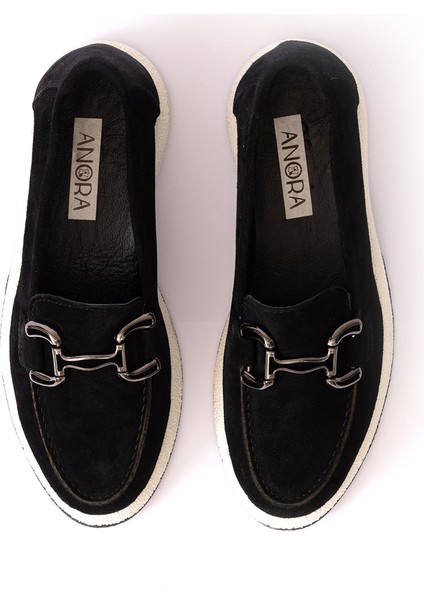 Hakiki Deri Loafer Kadın Ayakkabısı 25KBLB5231 fırsatları