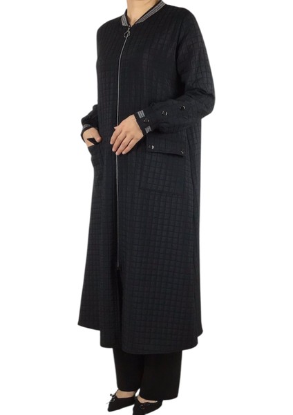 Kadın Önü Fermuarlı Üstten Cepli Kolağzı ve Yaka Ribanalı Mevsimlik Spor Kap fiyatları