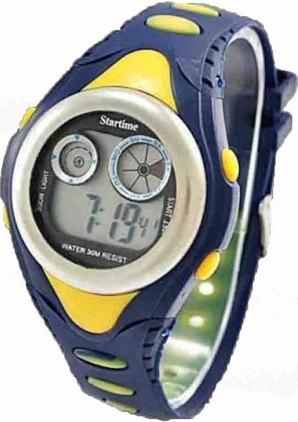 Sarı Lacivert Taraftar Dijital Çocuk Saati modelleri