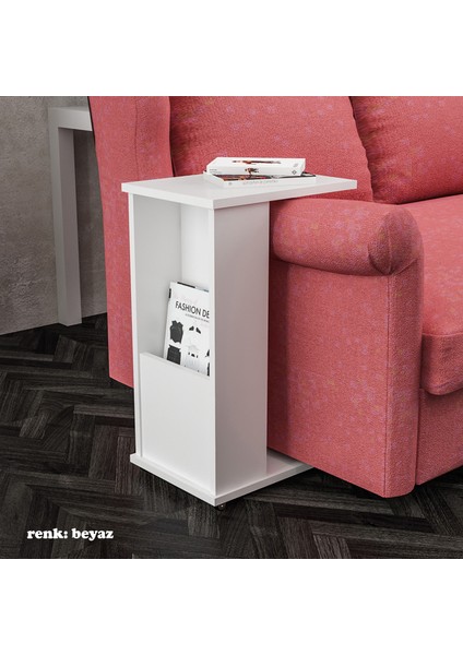 Gazetelikli Yan Sehpa Koltuk Yanı Sehpa modelleri