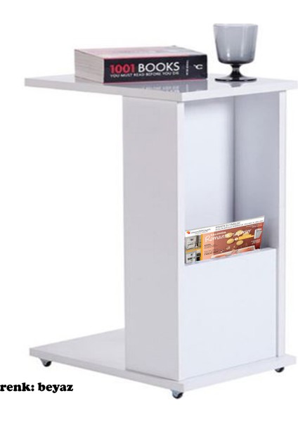 Gazetelikli Yan Sehpa Koltuk Yanı Sehpa indirimleri