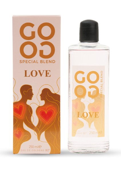 Gogo Love Kolonya 250ML Cam Şişe