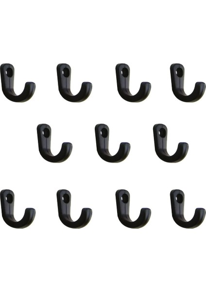 Tekli Anahtar, Bijuteri, Vitrin, Dekor Askısı - Siyah, 10X18X22 mm fiyatları