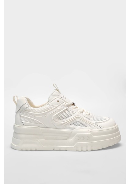 121230033 Tomris Bayan Beyaz Sneaker Ayakkabı