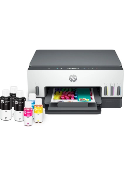 Smart Tank , Baskı, Tarama, Kopyalama, KABLOSUZ,670 All-In-One Yazıcı+1paket A4 Kağıthediye