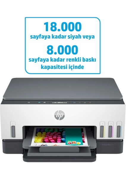 Smart Tank , Baskı, Tarama, Kopyalama, KABLOSUZ,670 All-In-One Yazıcı+1paket A4 Kağıthediye modelleri