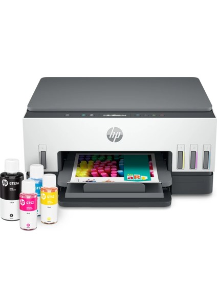 Smart Tank , Baskı, Tarama, Kopyalama, KABLOSUZ,670 All-In-One Yazıcı+1paket A4 Kağıthediye