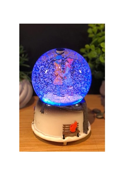 Sevgili Aşıklar Temalı Işıklı Kar Küresi fiyatları