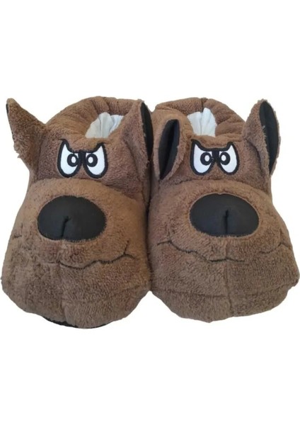 Taba Köpek Hayvanlı Unisex Panduf