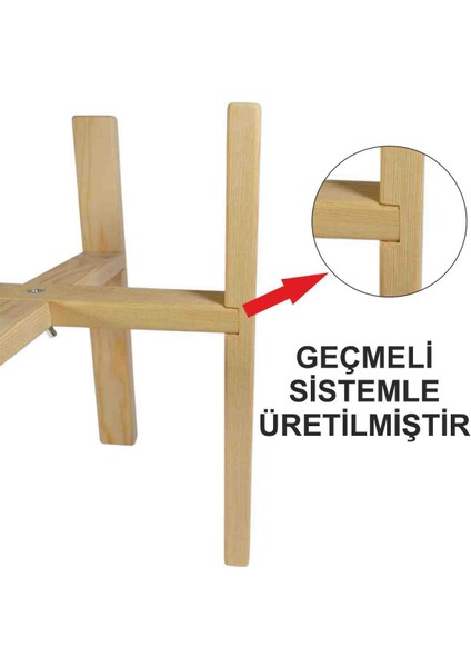 Saksı Standı Vernikli Çiçeklik Stant Raf Saksı Altlığı fırsatları
