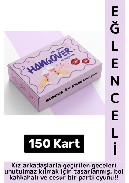 Eğlenceli Arkadaş Parti Cesur Görev Kız Kıza Itiraf Oyun Hangover Içki Oyunu-Kızlar Gecesi 150 Kart