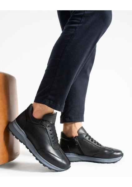Meegora Elite Walk – Hakiki Deri Günlük Erkek Ayakkabı -Siyah fiyatları