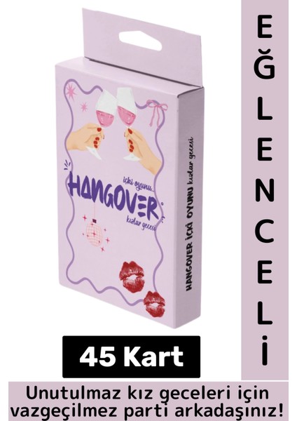 Eğlenceli Arkadaş Parti Özel Gün Kız Kıza Cesur Itiraf Oyun Hangover Mini Içki Oyunu-Kızlar Gecesi