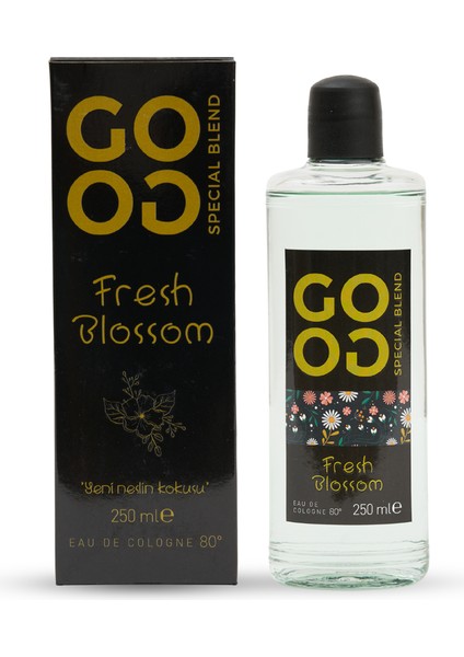 Gogo Fresh Blossom Kolonya 250ML Cam Şişe