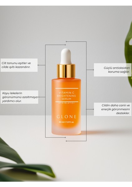 C Vitamini Aydınlatıcı Yüz Serumu | 30ml | Leke Karşıtı, Cilt Tonu Eşitleyici ve Işıltı Veren Formül fırsatları