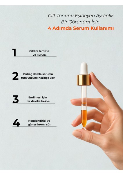 C Vitamini Aydınlatıcı Yüz Serumu | 30ml | Leke Karşıtı, Cilt Tonu Eşitleyici ve Işıltı Veren Formül indirimleri