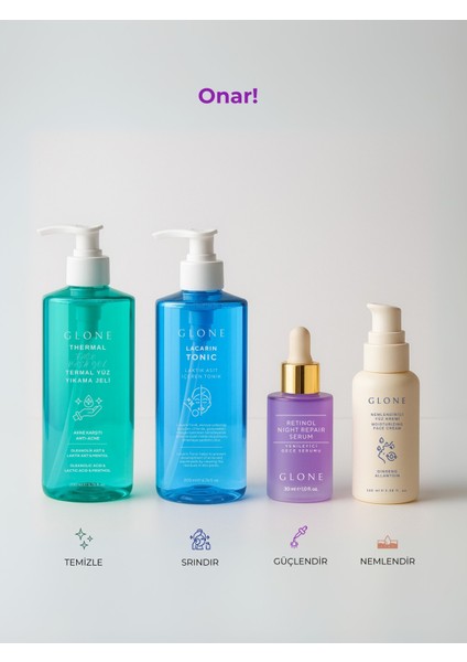 Retinol Gece Bakım Serumu | 30ml | Yaşlanma, Kırışıklık ve Leke Karşıtı Cilt Yenileyici Formül