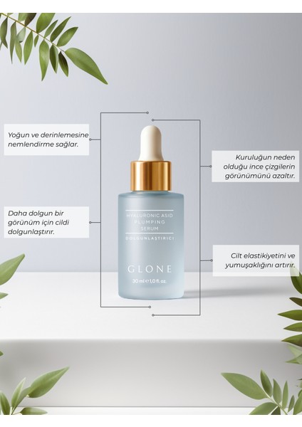 Hyaluronik Asit Dolgunlaştırıcı Yüz Serumu | 30 ml | Pürüzsüzleştirici Etki, Kolajen & Niacinamide fırsatları