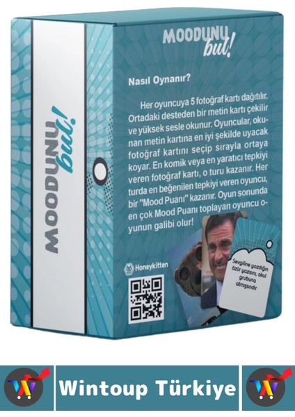 Eğlenceli Genç Yetişkin Arkadaş Yılbaşı Sosyalleşme Özel Gün Moodunu Bul-Mood Oyun Kartları 200 Kart indirimleri