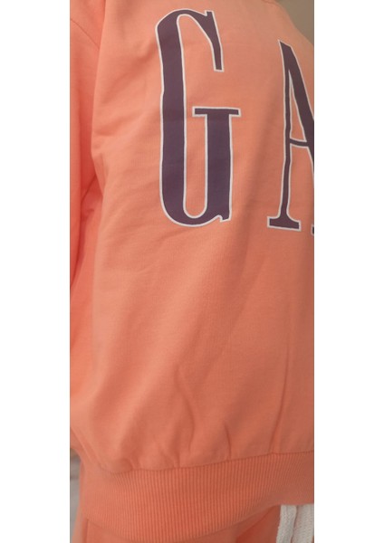 Çocuk Turuncu Eşofman Takımı | Sweatshirt ve Alt Eşofman Takımı