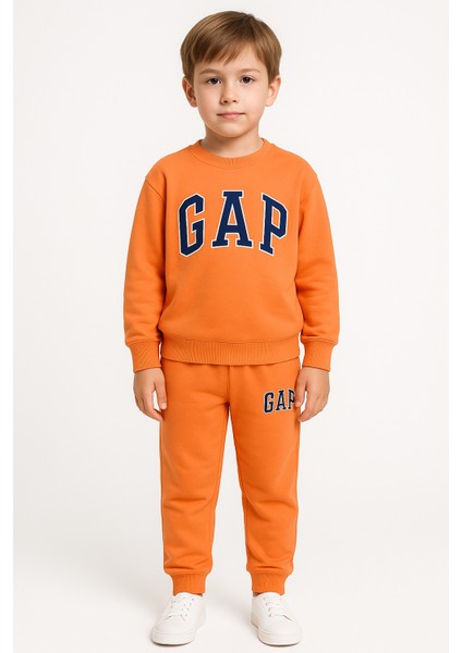 Çocuk Turuncu Eşofman Takımı | Sweatshirt ve Alt Eşofman Takımı fiyatları
