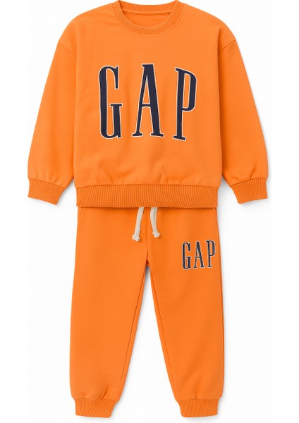 Çocuk Turuncu Eşofman Takımı | Sweatshirt ve Alt Eşofman Takımı modelleri