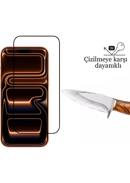 iPhone 17 Pro Max Kırılmaz Cam 5d Tam Kaplayan 9h Temperli Ekran Koruyucu modelleri