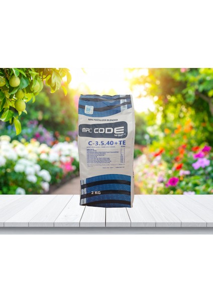 Mr. Code 3-5-40 Yaprak Gübresi Potasyum 2kg.