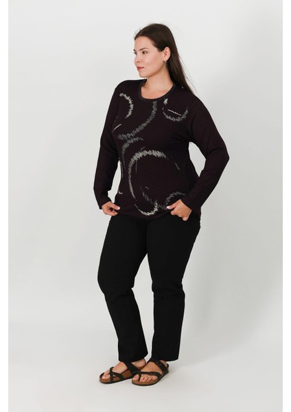 Baskılı Penye Bluz 101 fırsatları