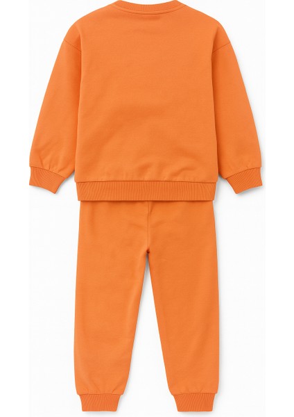 Çocuk Turuncu Eşofman Takımı | Sweatshirt ve Alt Eşofman Takımı fırsatları