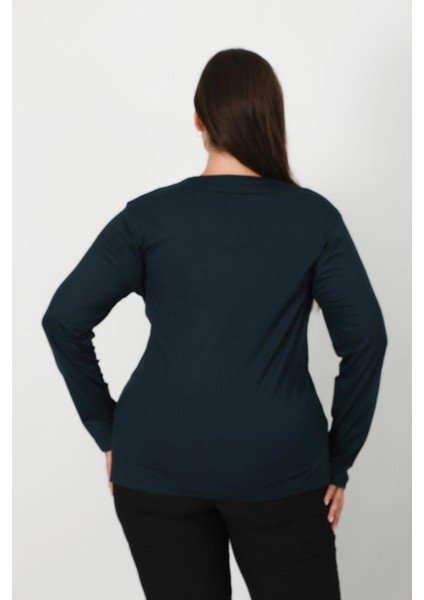 Taş Baskılı Penye Bluz 0611 fırsatları