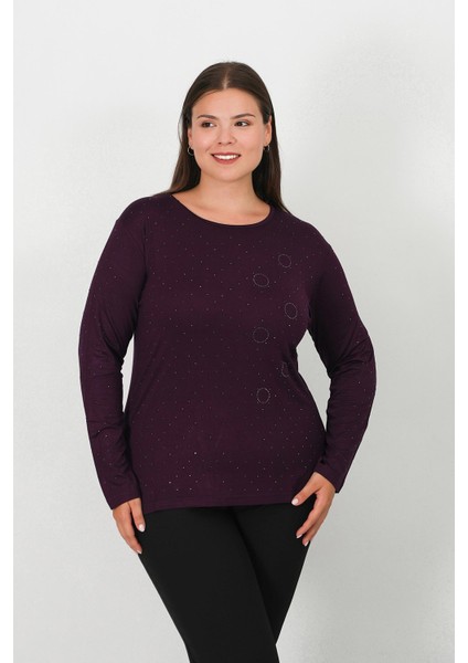 Taş Baskılı Penye Bluz fiyatları