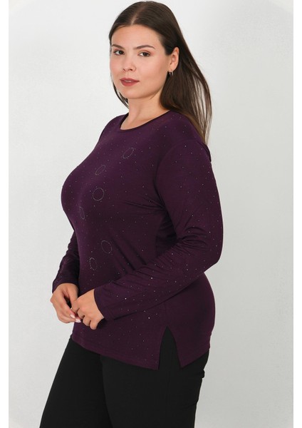 Taş Baskılı Penye Bluz fırsatları