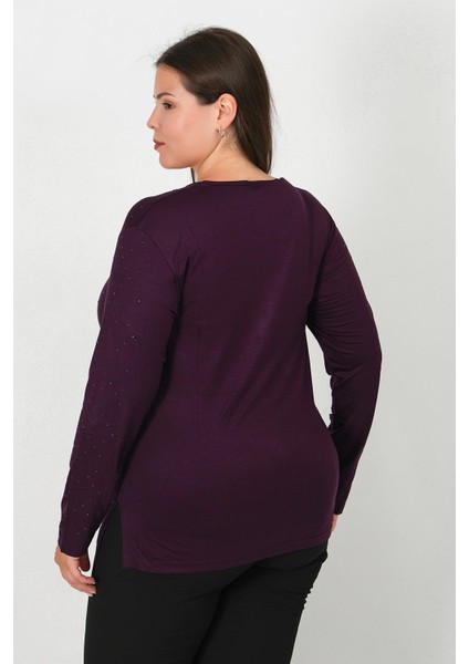 Taş Baskılı Penye Bluz indirimleri