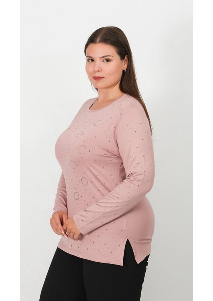 Taş Baskılı Penye Bluz fiyatları